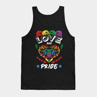Love and Pride Heart and Roses 2022 Tank Top